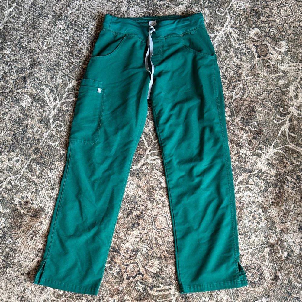 Figs Hunter Green Pants
